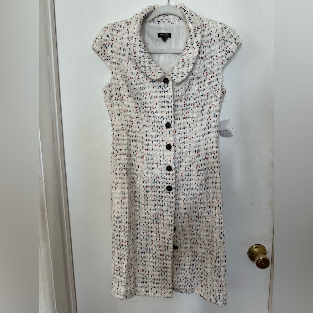 Worth Multicolor Tweed Garment